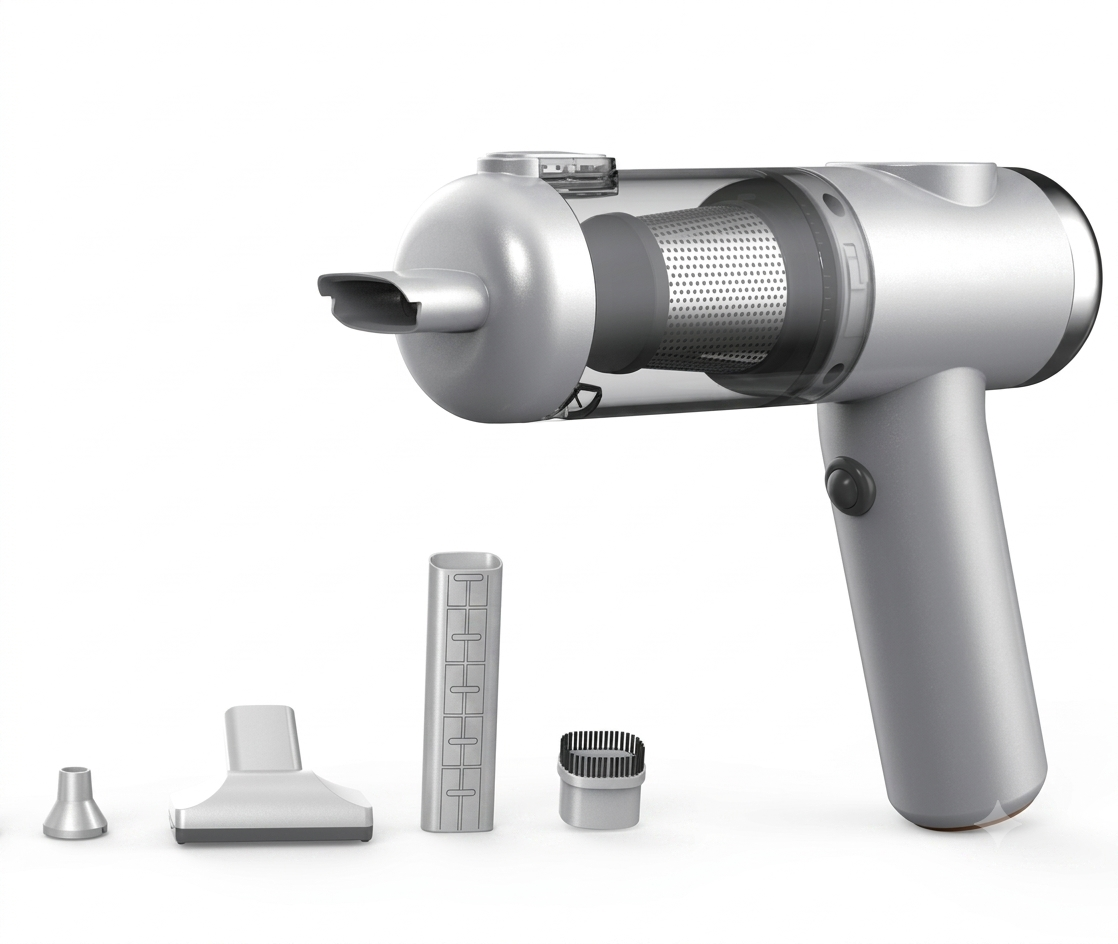 Silver Cordless Vaccum Cleaner (WL-2604)