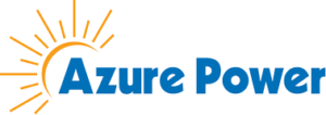 Azure Power Logo Solar Installation In India